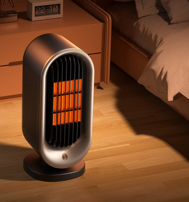 Compact Portable Electric Space Heater with Oscillation