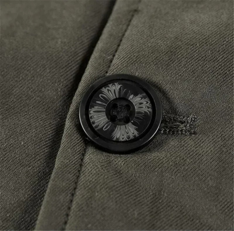 Men's Winter Parka Fur Collar Coat