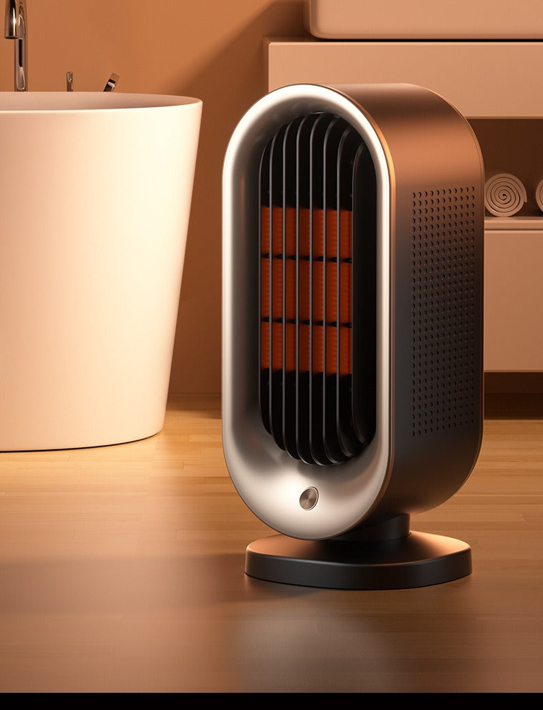 Compact Portable Electric Space Heater with Oscillation