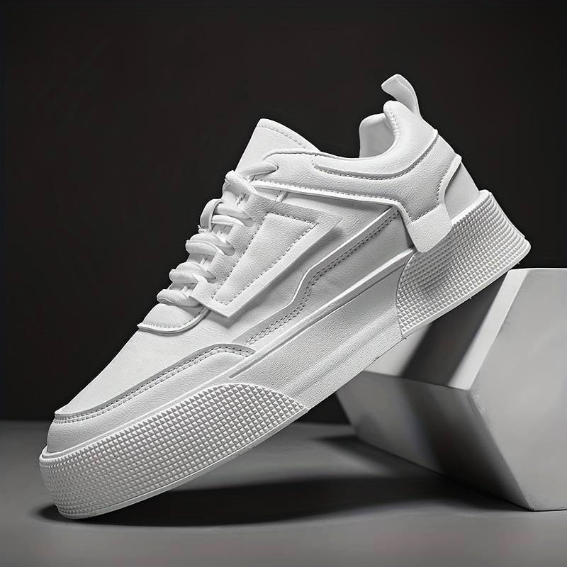 Fresh Black Thick Sole Sneakers Men - OutfitLondon