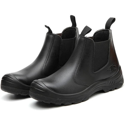 Comfortable Steel Toe Ankle Work Boots - OutfitLondon