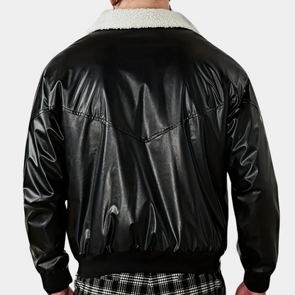 Comfy Fit Fleece Lined Bomber Jacket