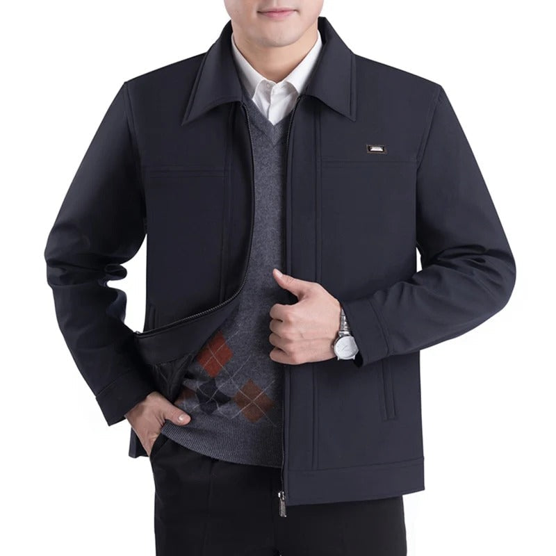 Classic Mens Stylish Leather Jacket