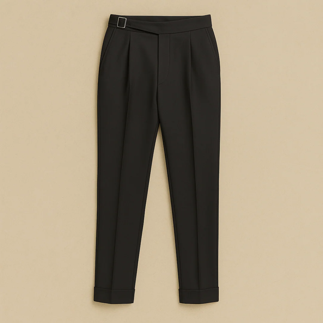 Classic Fit High Waisted Mens Dress Pants