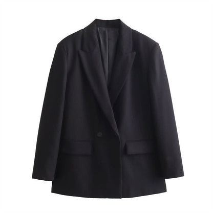 Classic Wool Cape Coat for Women - Oversized Fit