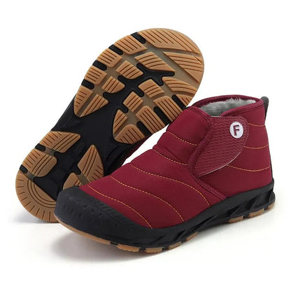 Warm Fuzzy Ankle Snow Boots
