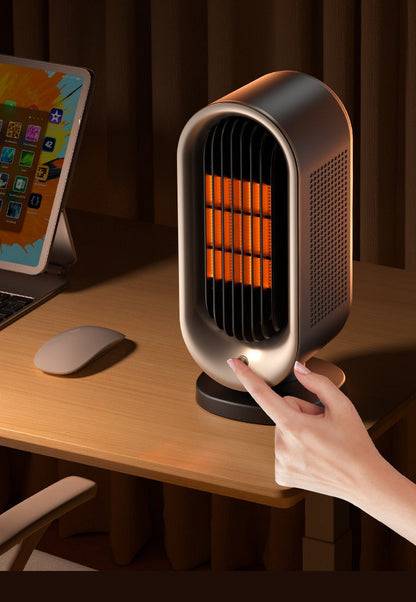 Compact Portable Electric Space Heater with Oscillation