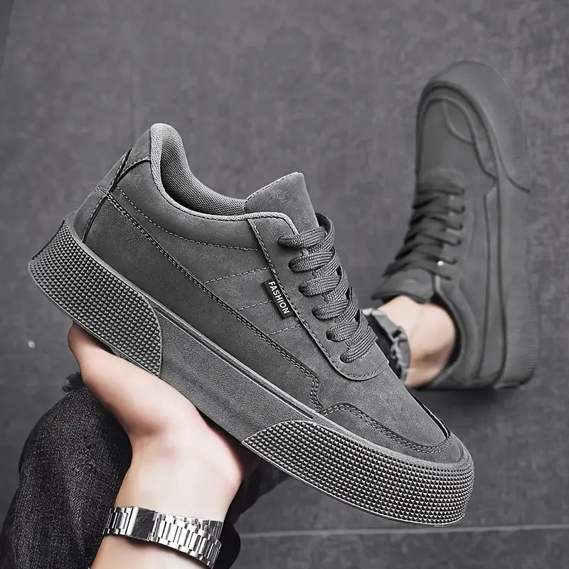 Comfortable Mens Lace Up Sneakers Flat Shoes