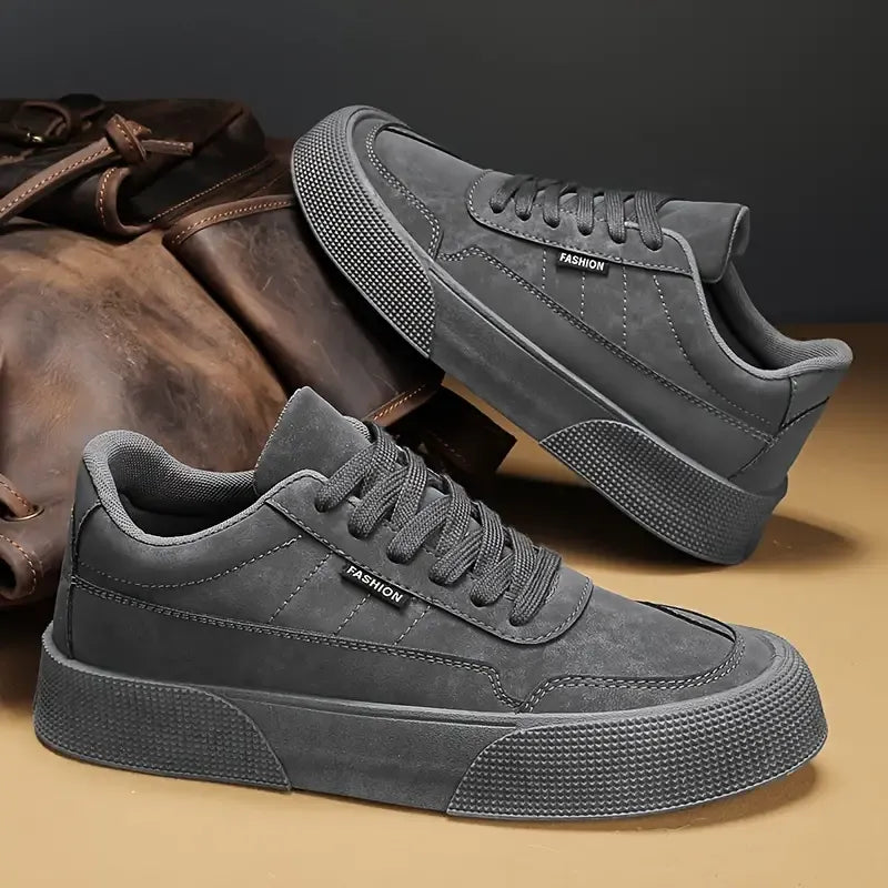 Comfortable Mens Lace Up Sneakers Flat Shoes
