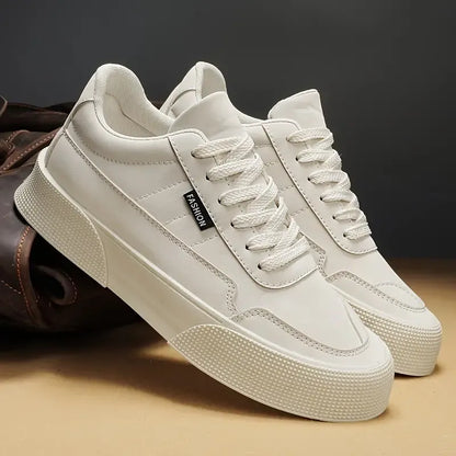 Comfortable Mens Lace Up Sneakers Flat Shoes