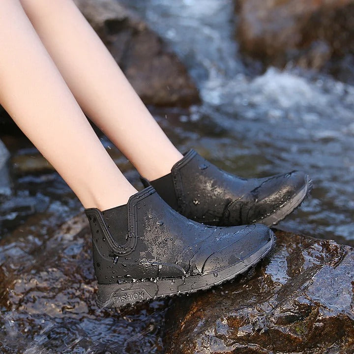 Easy Wear Rain Ankle Boots