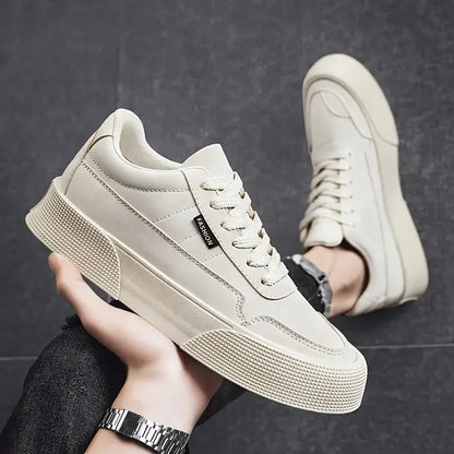Comfortable Mens Lace Up Sneakers Flat Shoes