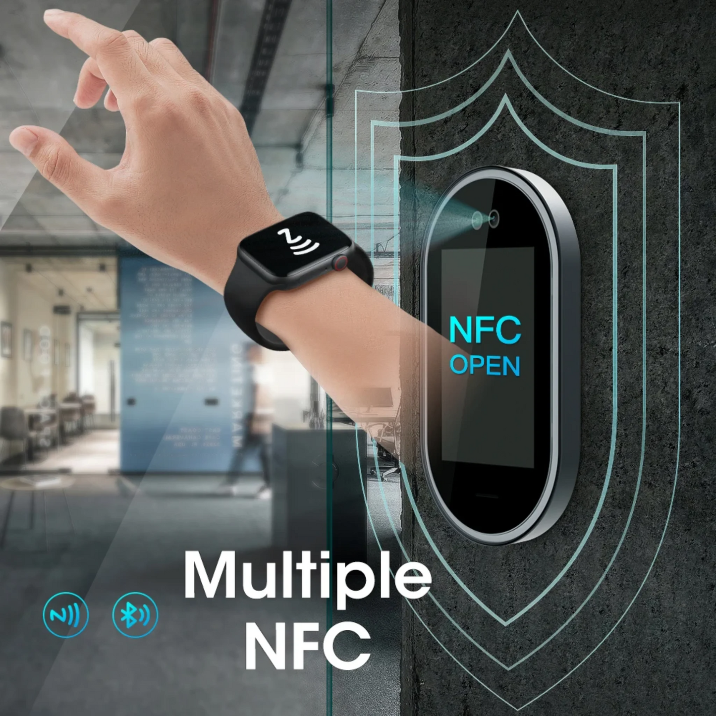 Waterproof Fitness Watch with HD AMOLED Screen