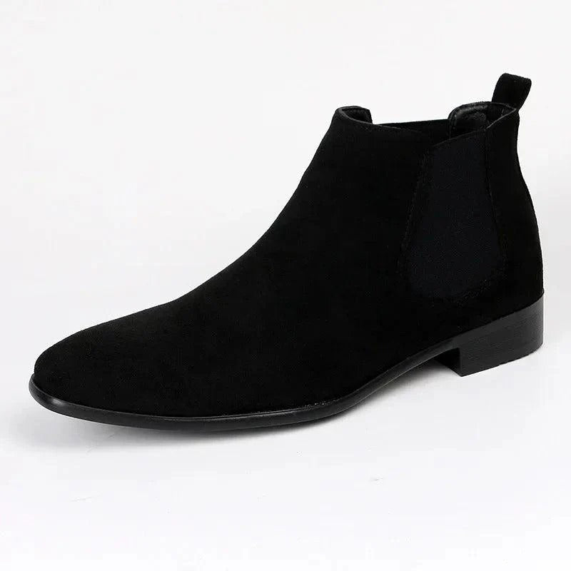 Stylish Men's Chelsea Ankle Boots Suede Style