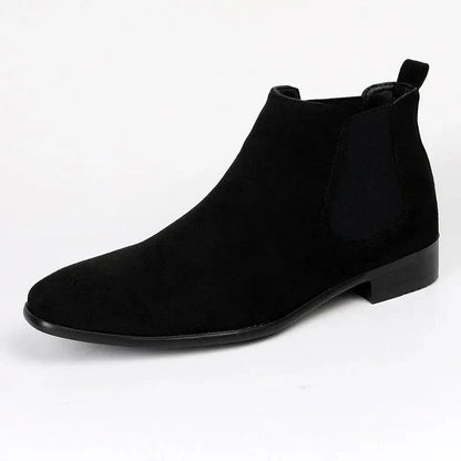 Stylish Men's Chelsea Ankle Boots Suede Style