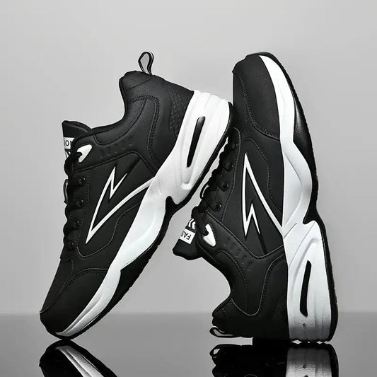 Thick Sole Men's Sneakers Comfortable Cushioning - OutfitLondon