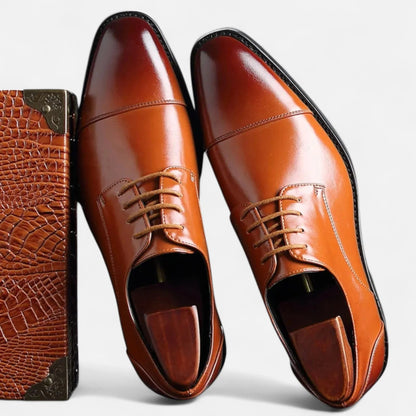 Comfortable Men's Genuine Leather Work Shoes