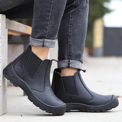 Comfortable Steel Toe Ankle Work Boots