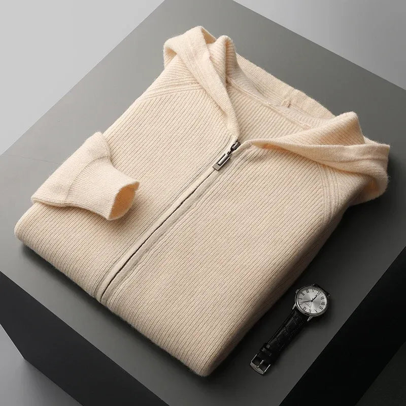 Warm Crew Neck Sweatshirt Men