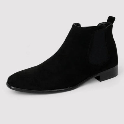 Luxury Suede Chelsea Boots - Classic Slip On Shoes