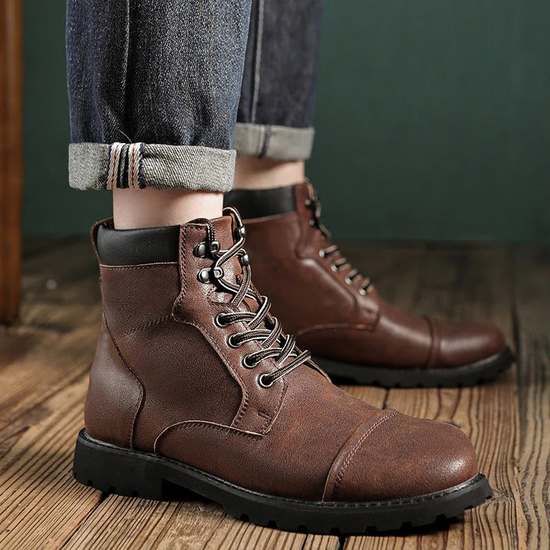 Classic Heavy Duty Mens Work Boots Strong Sole - OutfitLondon