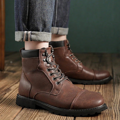 Classic Heavy Duty Mens Work Boots Strong Sole - OutfitLondon