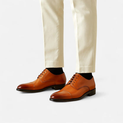 Comfortable Men's Genuine Leather Work Shoes