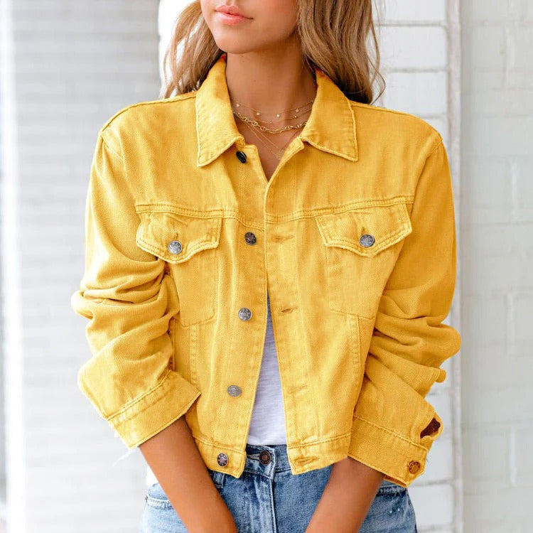 Casual Fit Cotton denim jacket