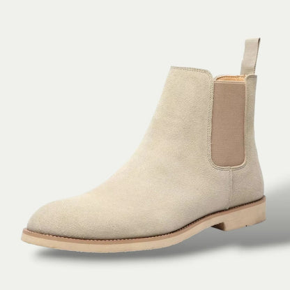 Luxury Suede Chelsea Boots - Real Leather Ankle Boots