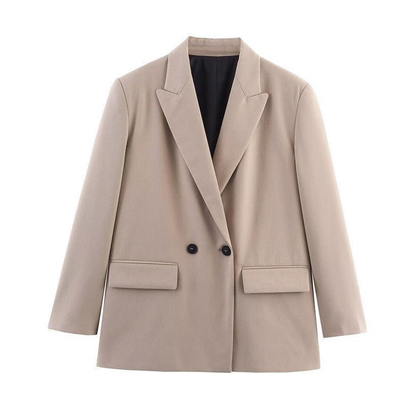 Classic Wool Cape Coat for Women - Oversized Fit - OutfitLondon
