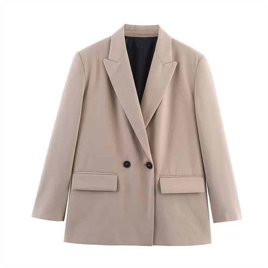 Classic Wool Cape Coat for Women - Oversized Fit - OutfitLondon
