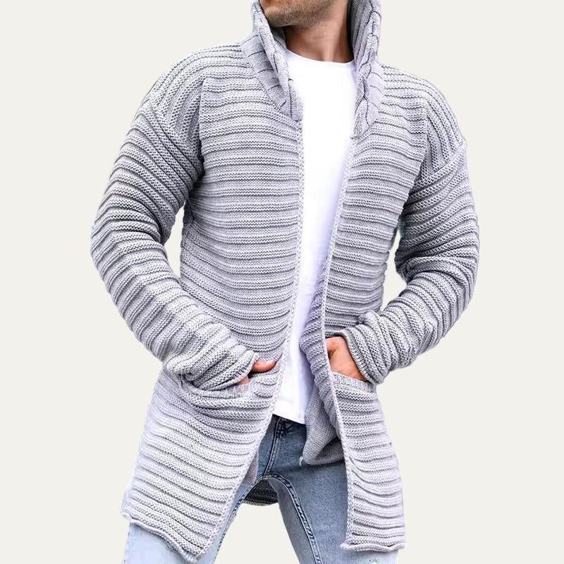 Men's Cozy Oversized Open Cardigan Sweater
