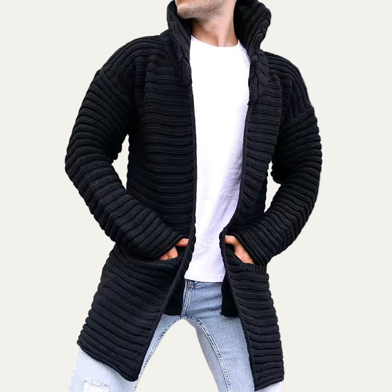 Men's Cozy Oversized Open Cardigan Sweater