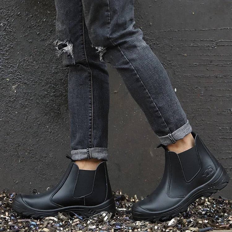 Comfortable Steel Toe Ankle Work Boots