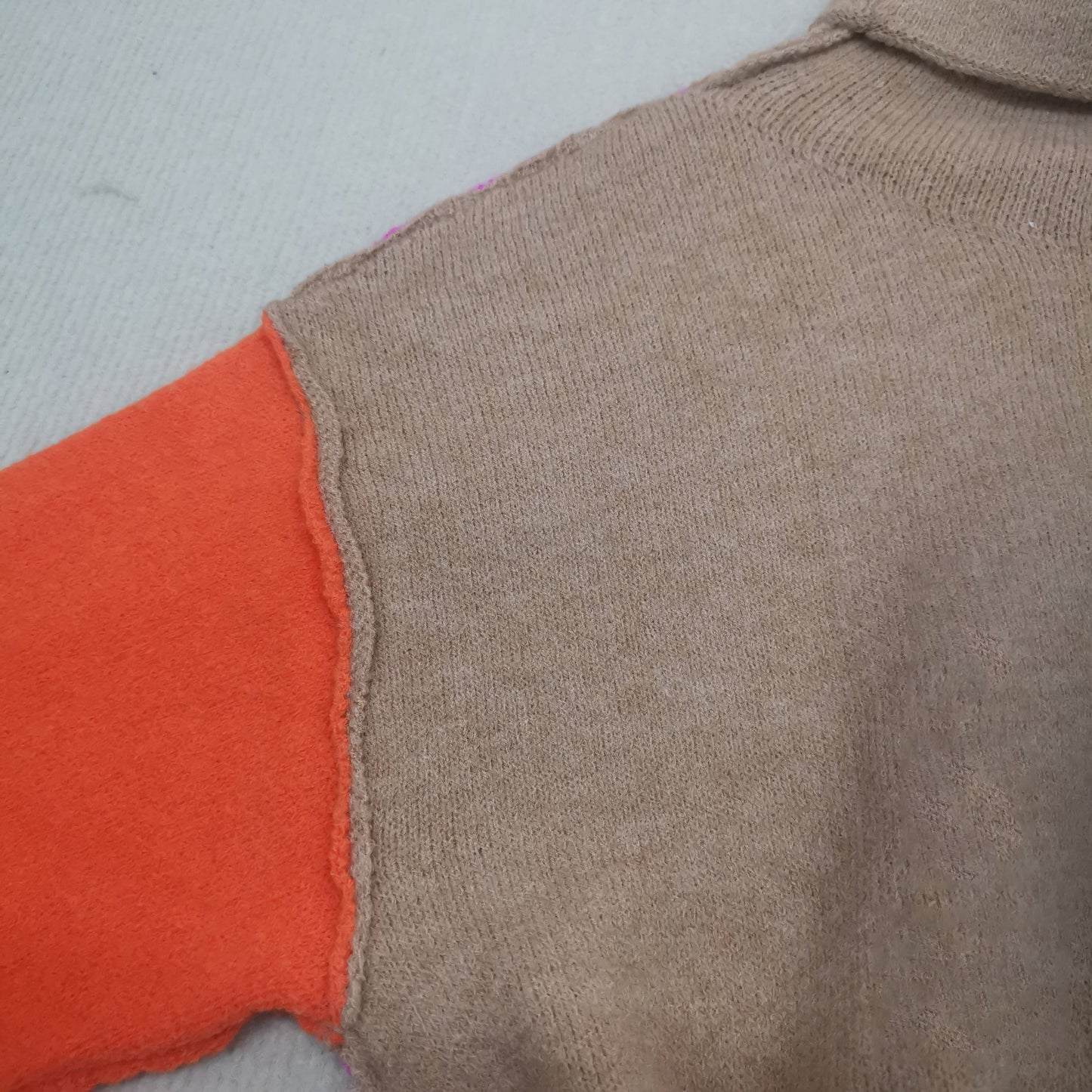 Vibrant Fall Crew Neck Sweater