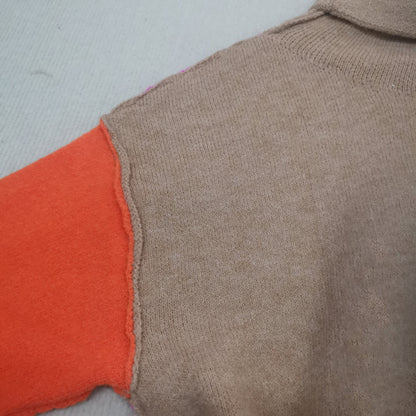 Vibrant Fall Crew Neck Sweater