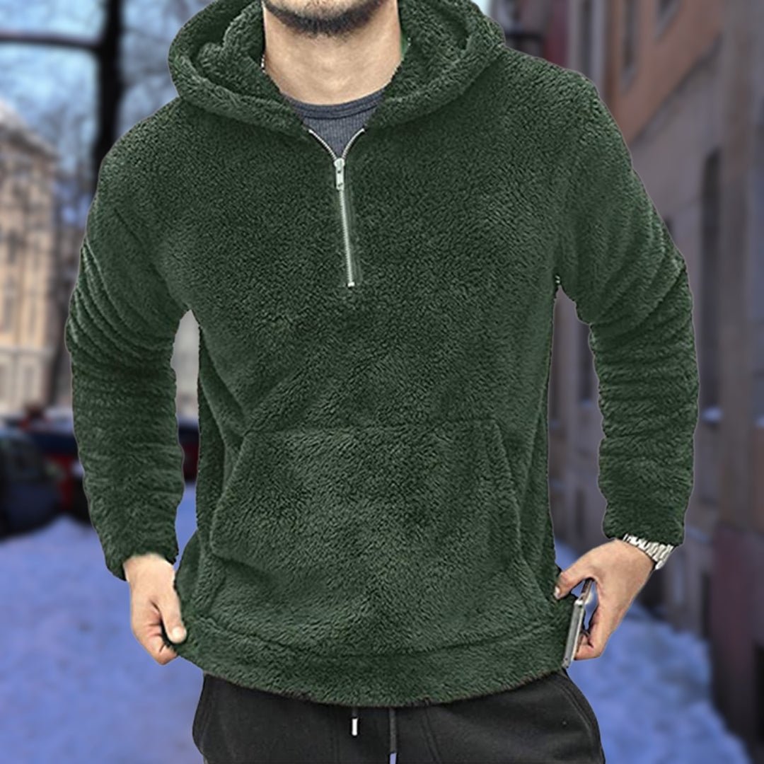 Soft Men's Fleece Hooded Sweatshirt