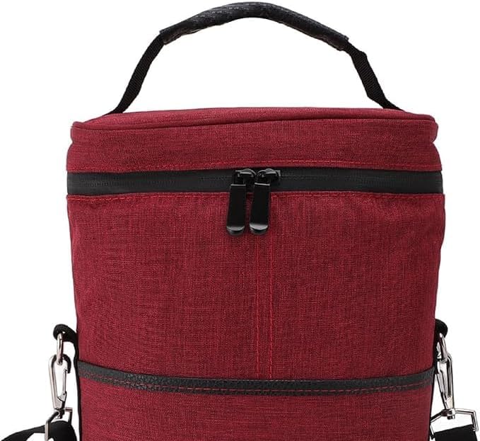 Thermal Wine Carrier Bag with Padded Strap