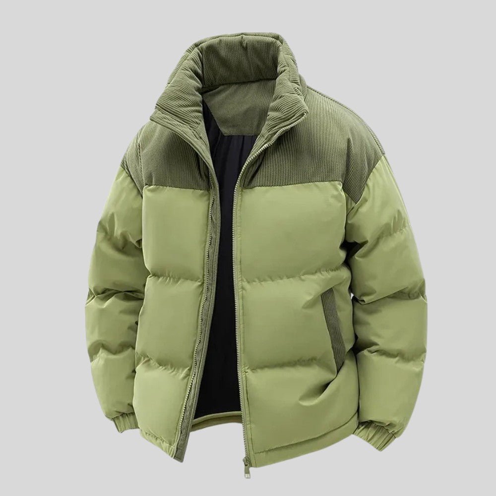 Warm Padded Coat with Fleece Lined Hood