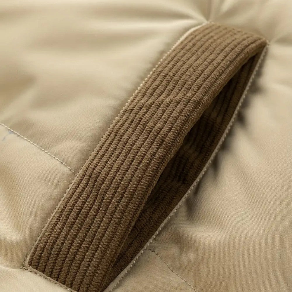 Warm Padded Coat with Fleece Lined Hood