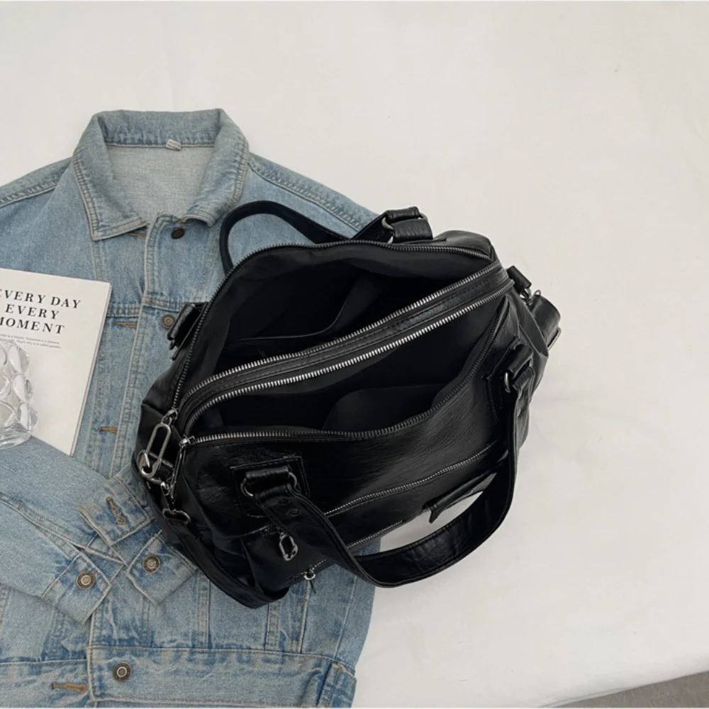 Big Genuine Leather Tote Bag