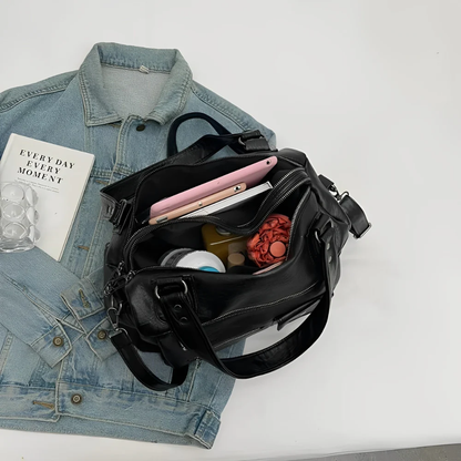 Big Genuine Leather Tote Bag