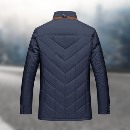 Warm Padded Fleece Mens Coat