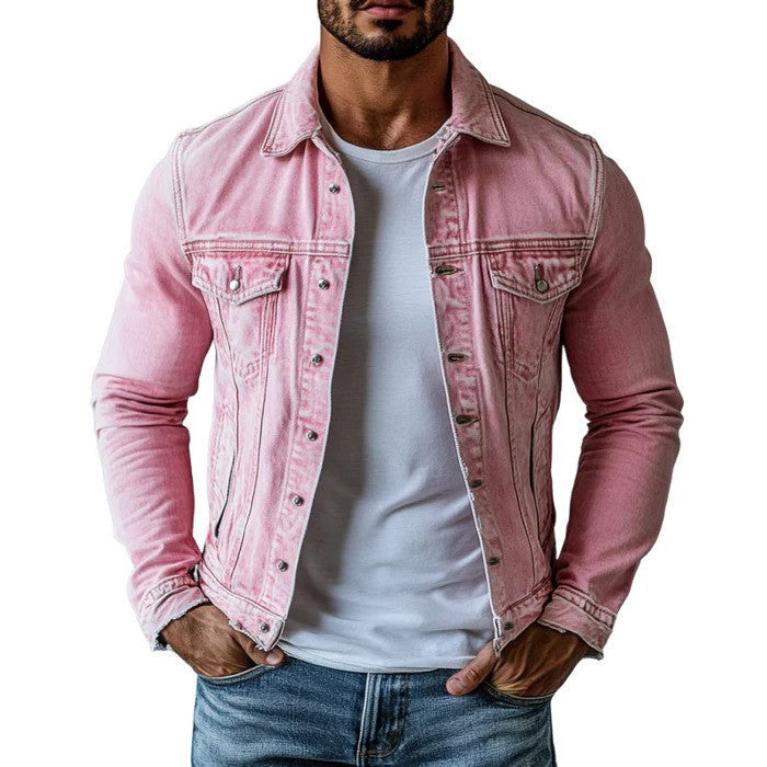 Classic Slim Fit Denim Jacket - OutfitLondon