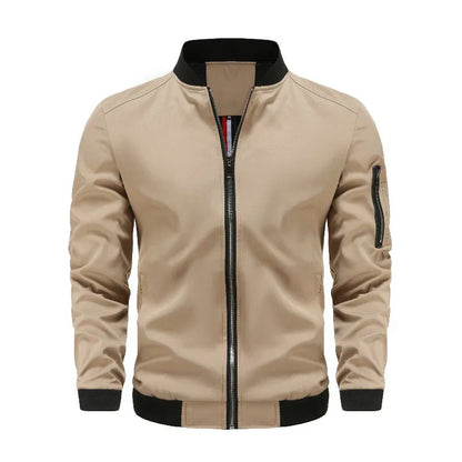 Warm Waterproof Zip Up Bomber Jacket