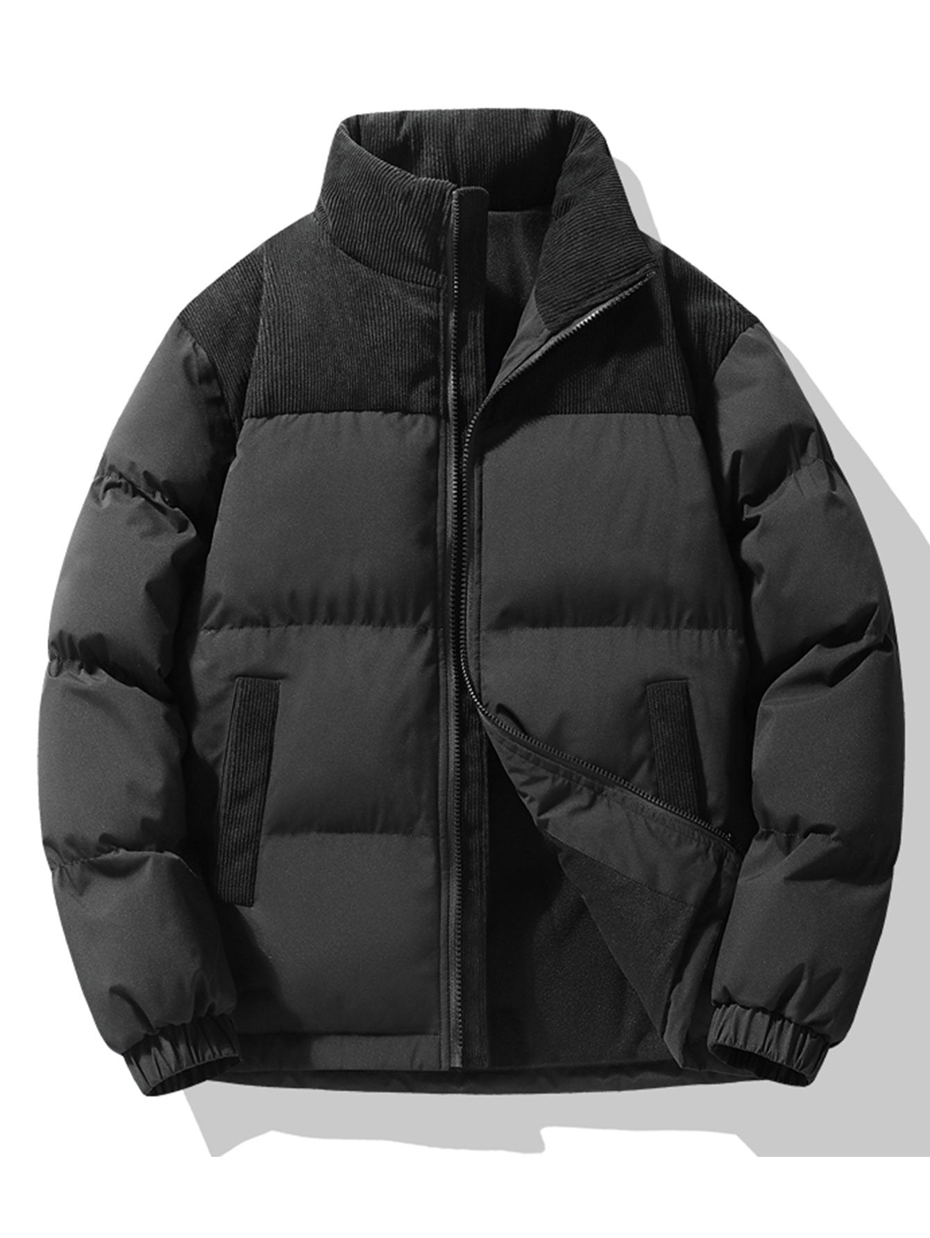 Warm Mens Puffer Coat Oversized