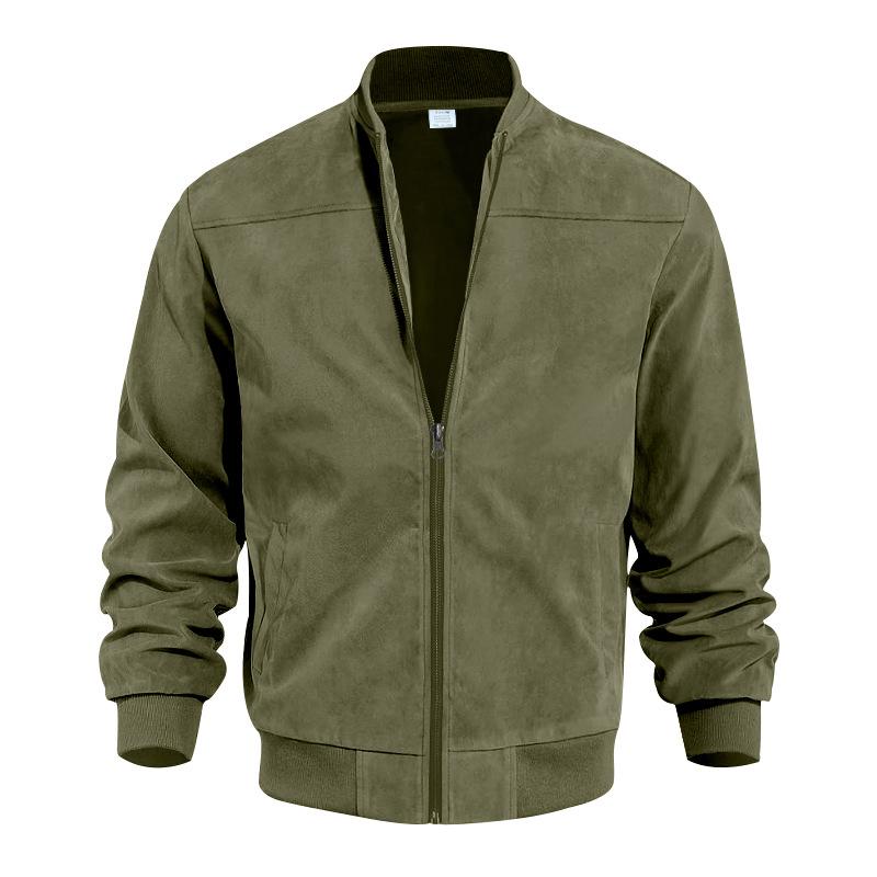 Fashionable Zip Up Jacket with Side Pockets