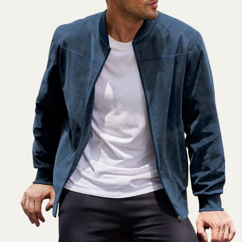 Casual Mens Bomber Jacket Regular Fit