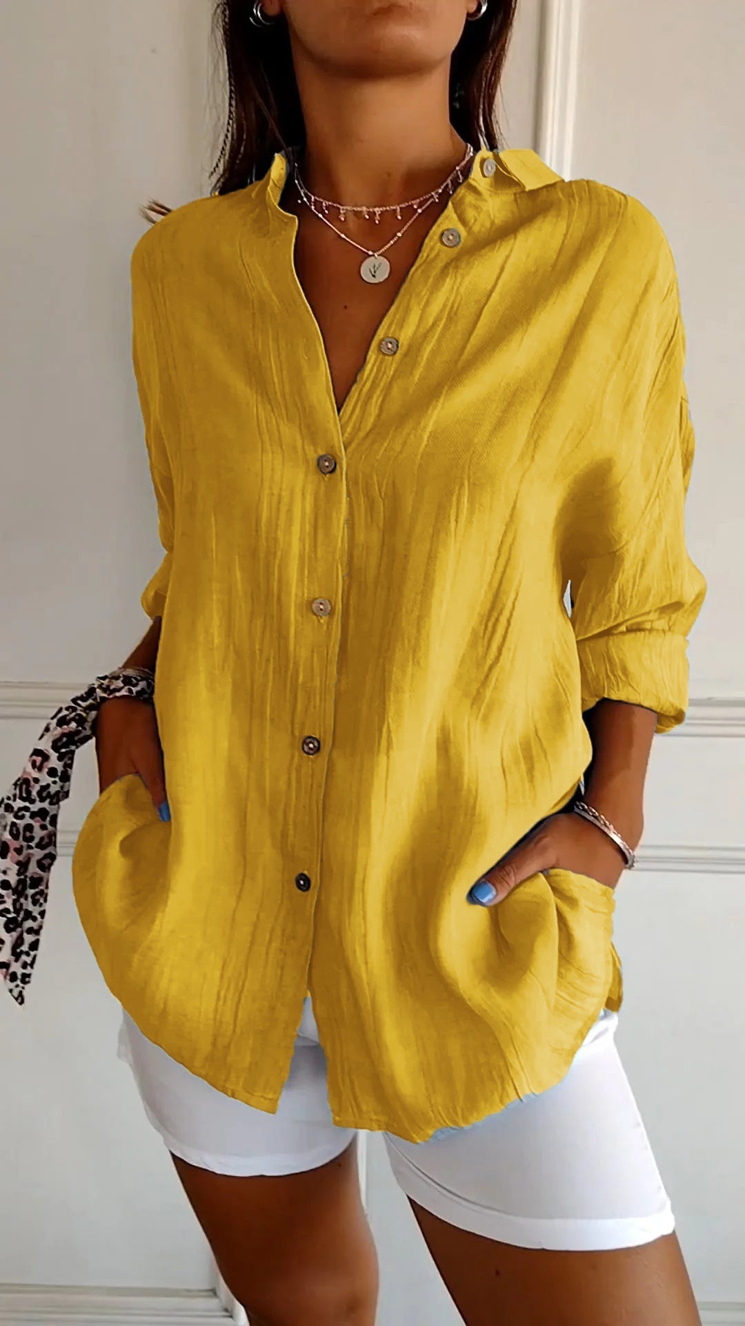 Classic Ladies Long Sleeve Shirt