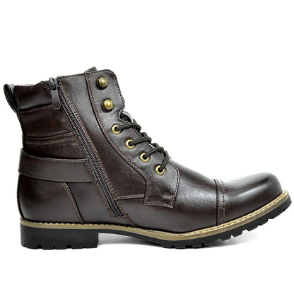 Tough Tactical Lace Up Ankle Boots